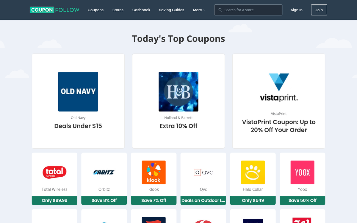 Google search results for deep discount queries