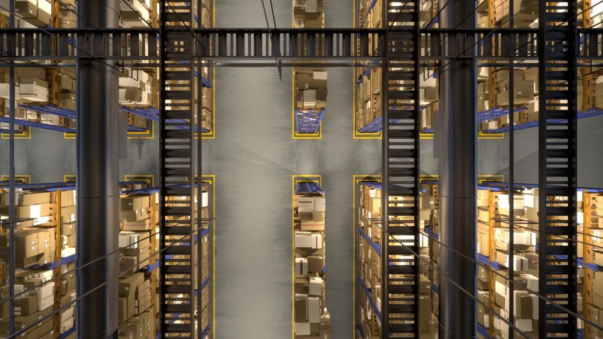 Industrial factory workers on production floor