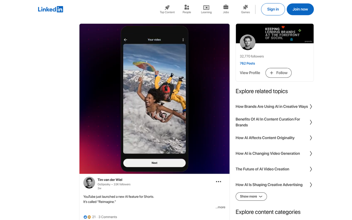Video editing software interface on screen