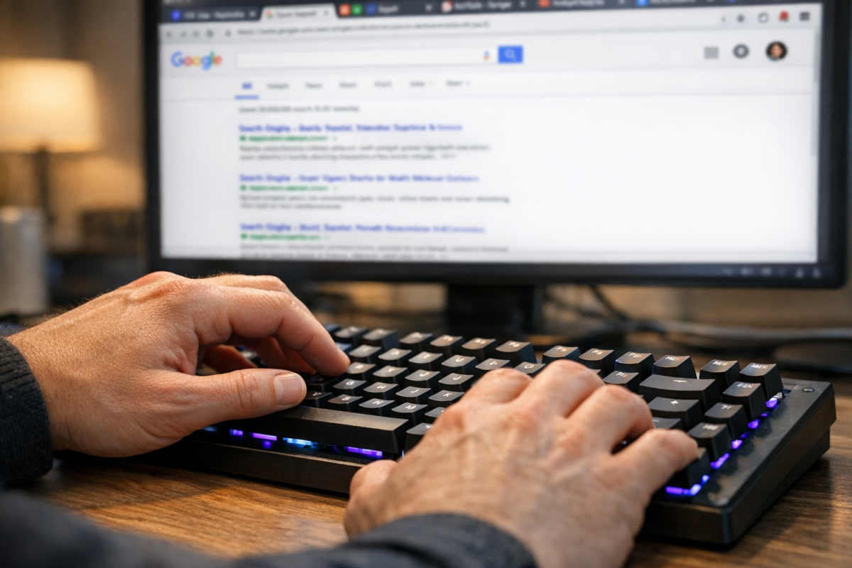 Keyword match types comparison chart diagram