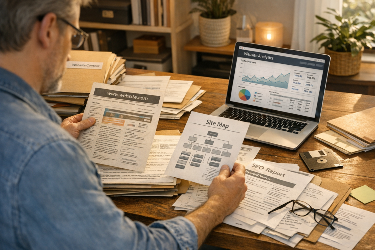 Restoring archived web pages on a computer