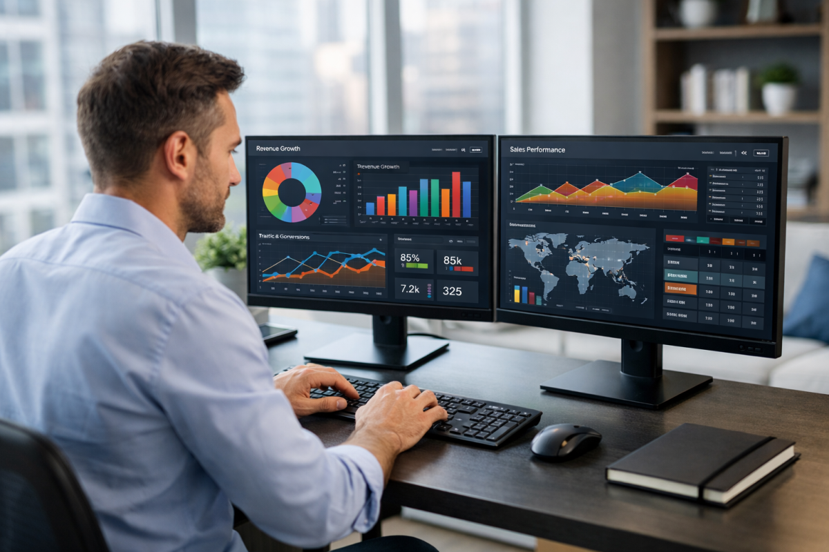 Google Analytics GA4 dashboard configuration settings
