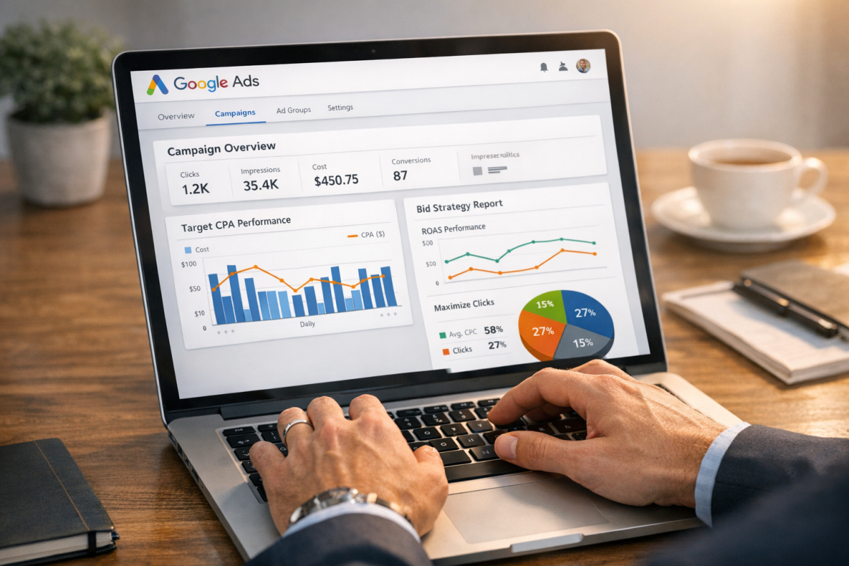 Robot hand pointing at graph recommendations