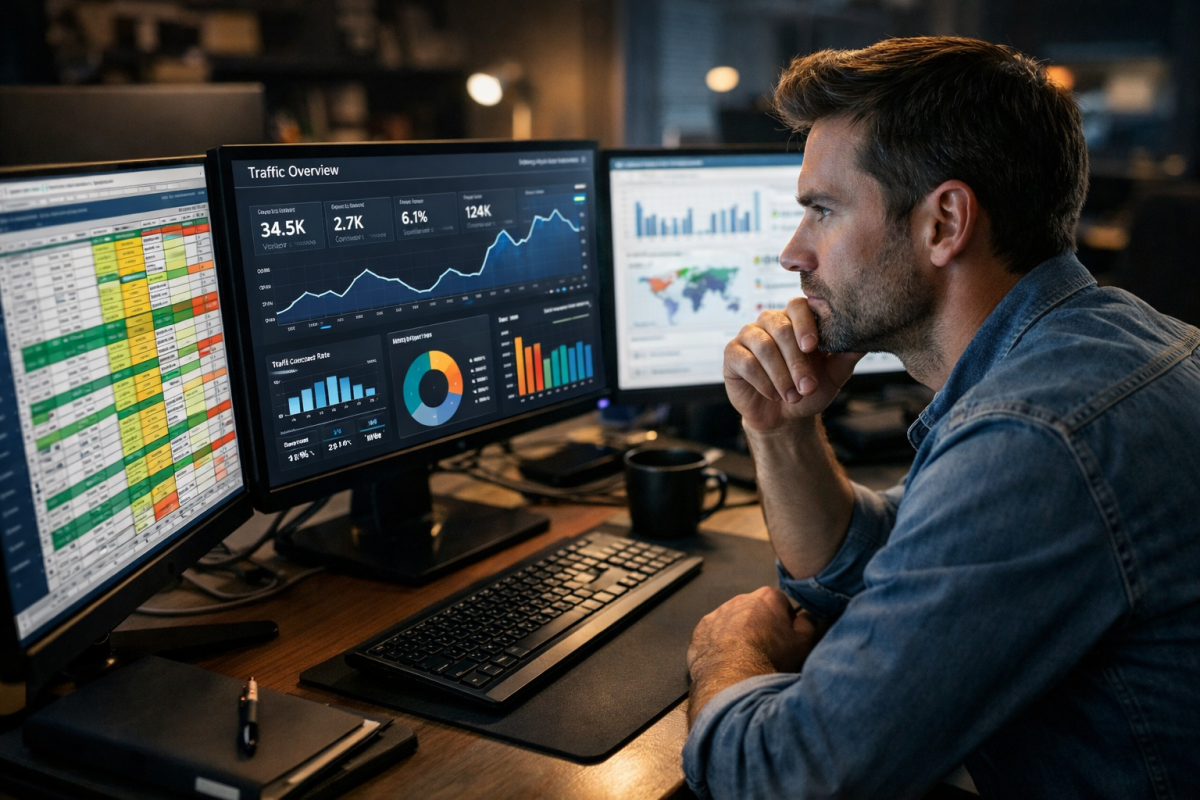 Website crawl data verification dashboard screenshot