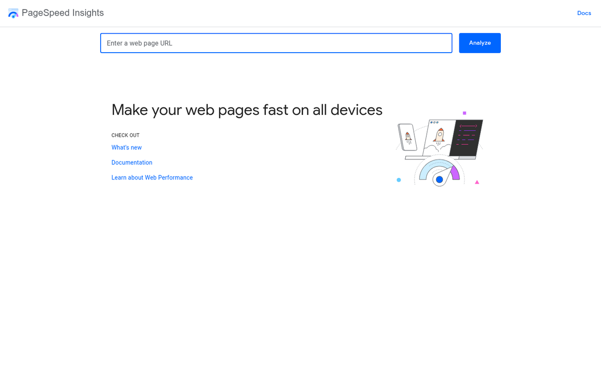 Website passing Core Web Vitals performance metrics