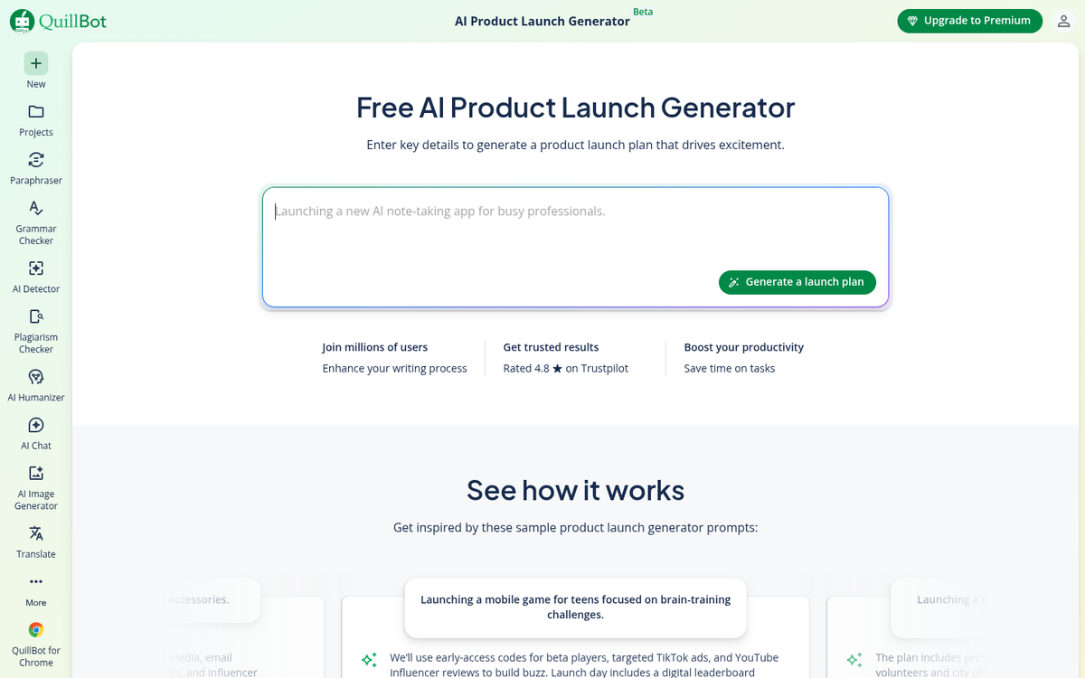 Digital product sales page screenshot