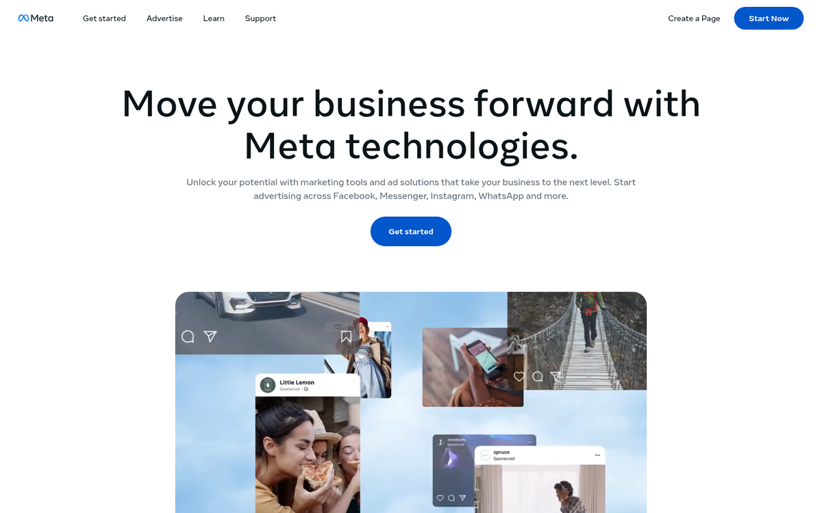 Meta Ads Manager dashboard interface screenshot