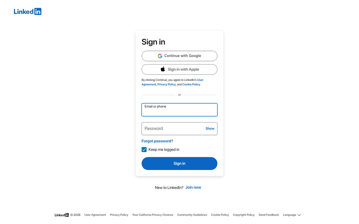 LinkedIn Ads campaign performance dashboard screenshot