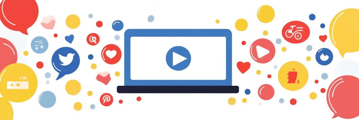 Person sharing video on social media