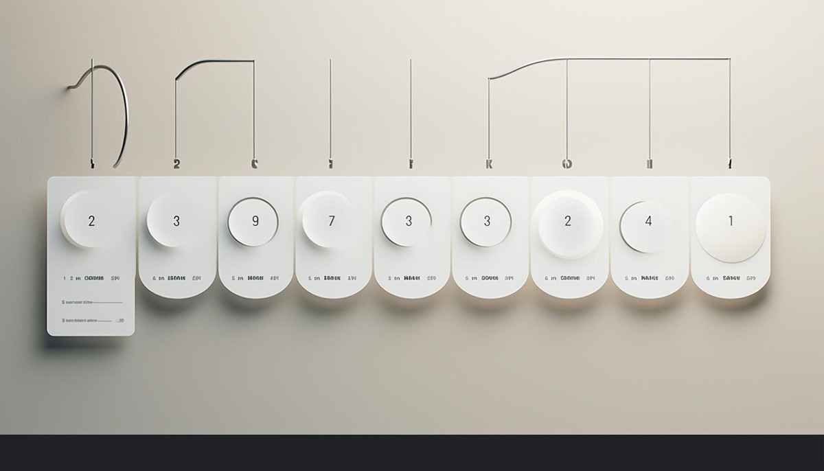 Clean minimal infographic layout design example