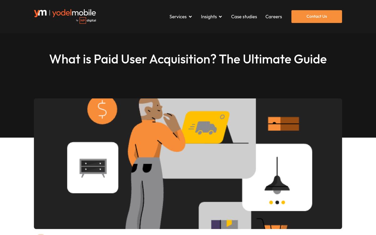 Paid app store advertising campaign dashboard