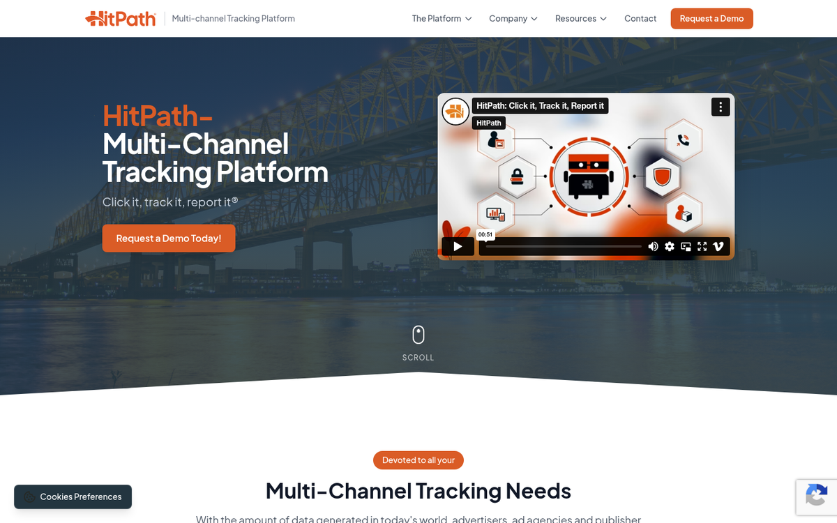 HitPath affiliate marketing platform interface screenshot