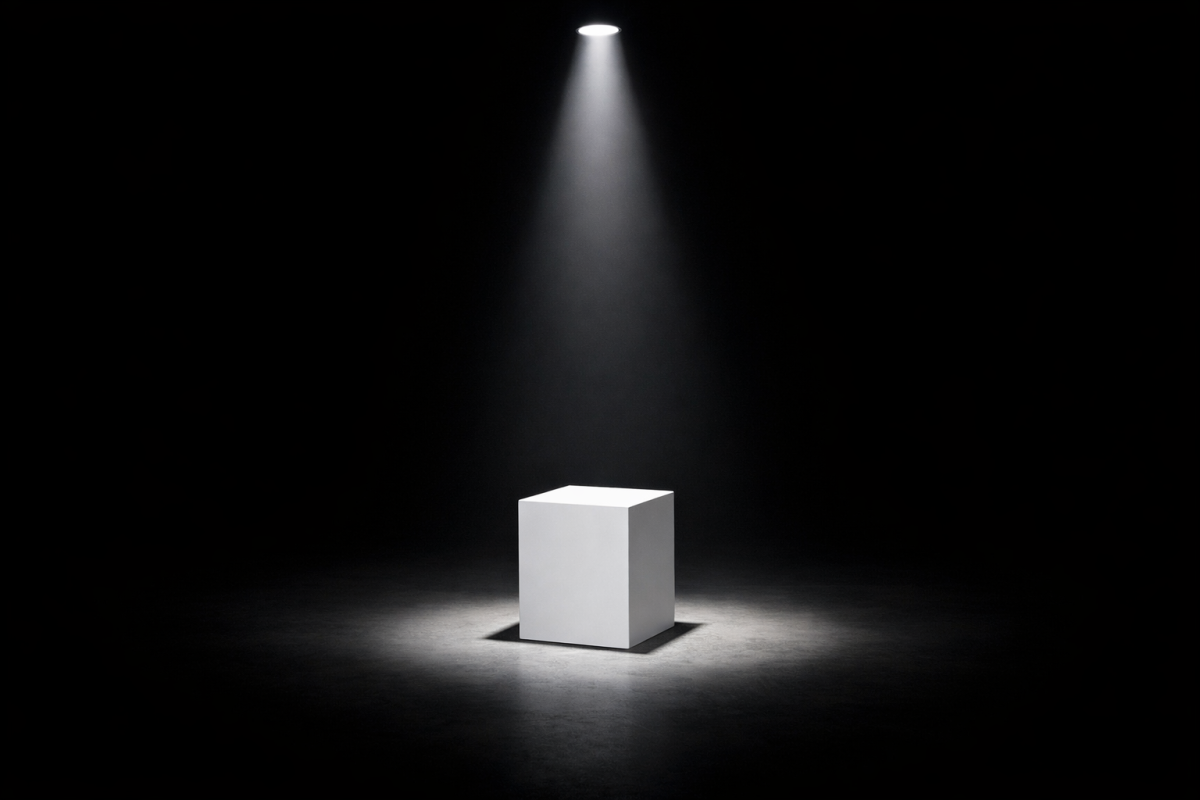 Unfocused message scattered across landing page