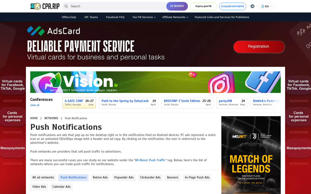 Professional website design on desktop screen