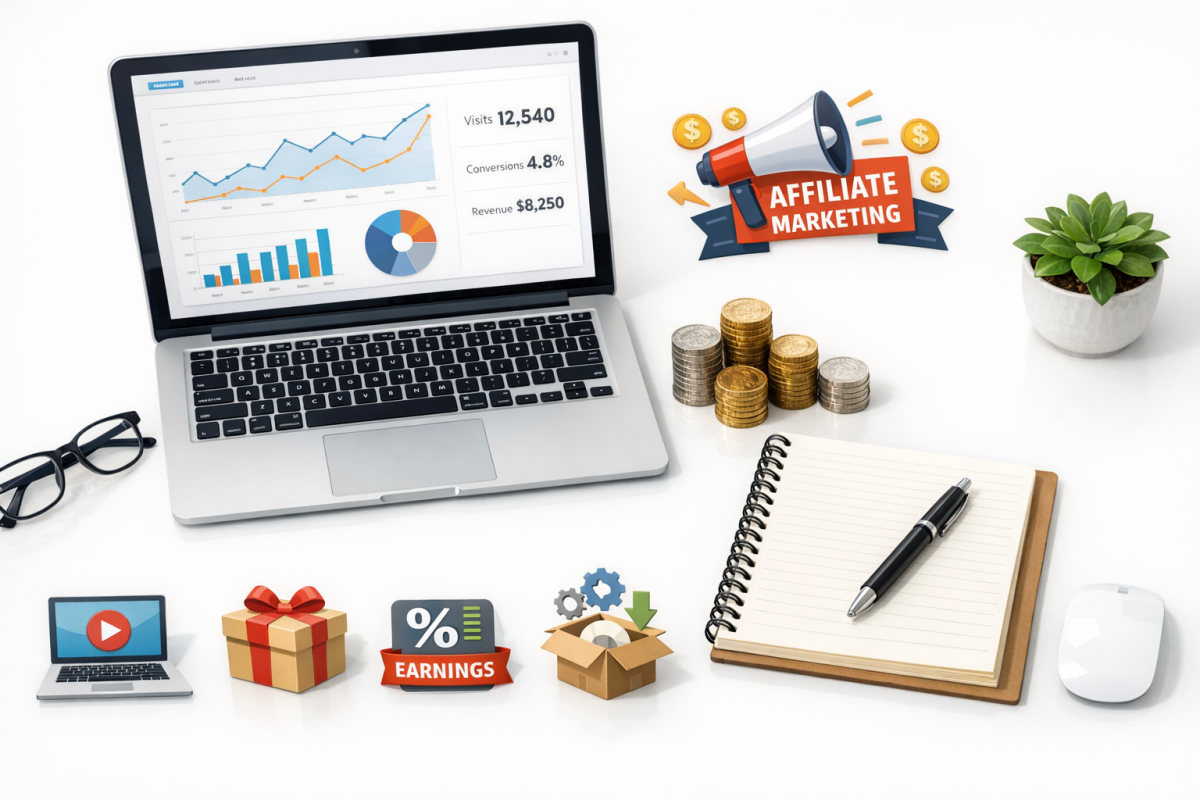 Person choosing between monetization strategy options