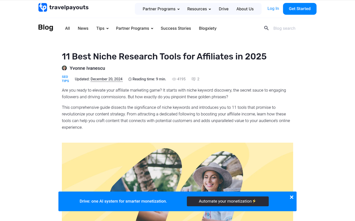 Person researching profitable niche ideas online