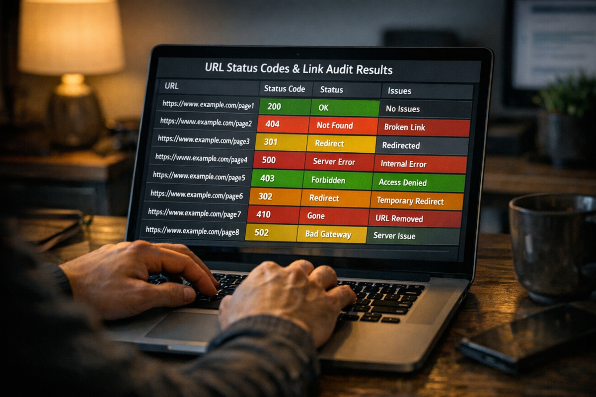 Xenu's Link Sleuth software interface screenshot