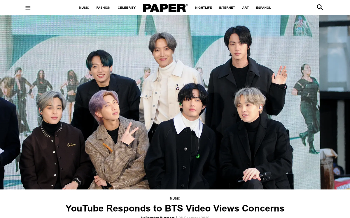 YouTube video with flagged invalid view