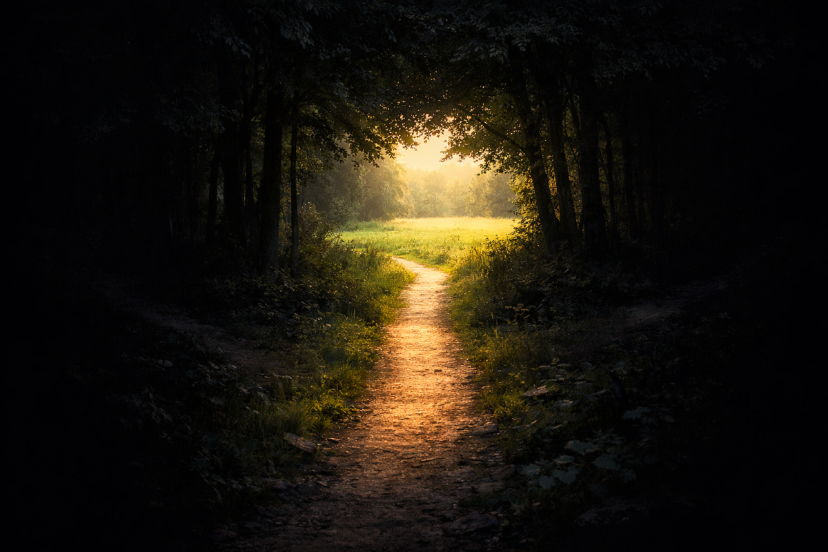 Simple menu with few options displayed