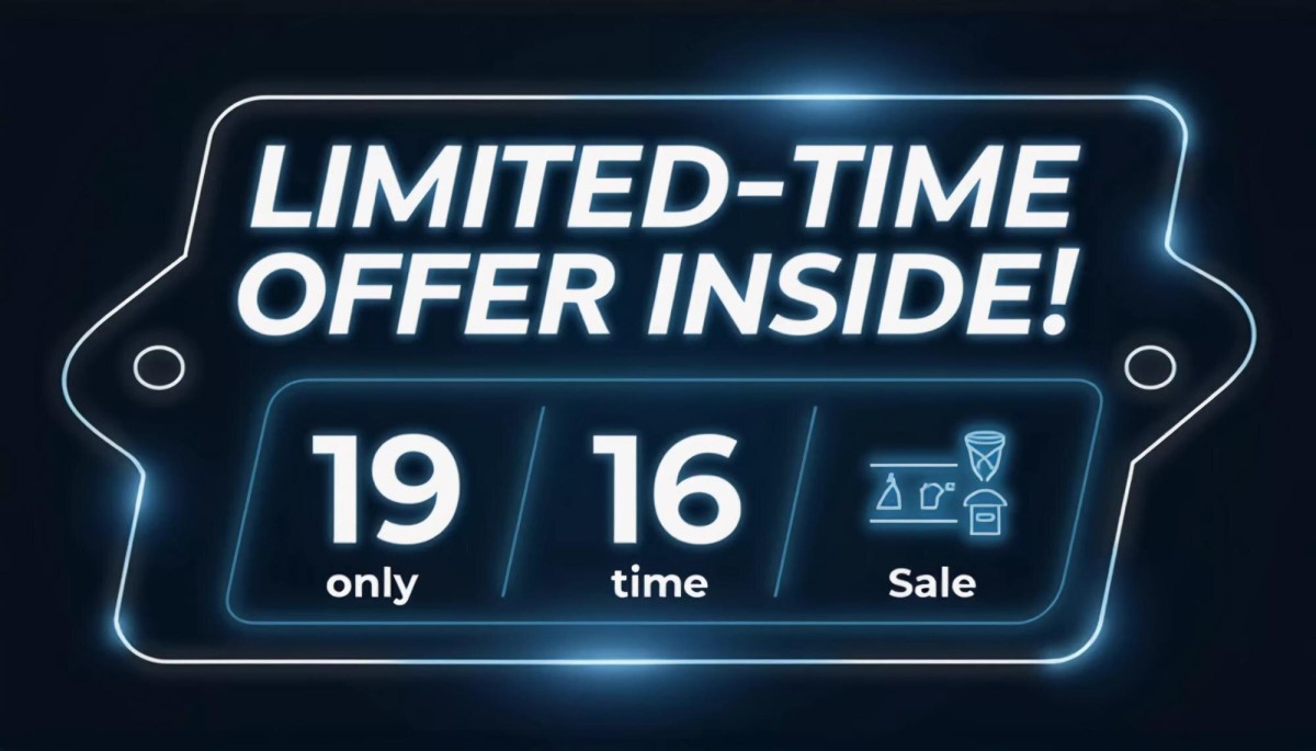 Limited time sale offer countdown timer