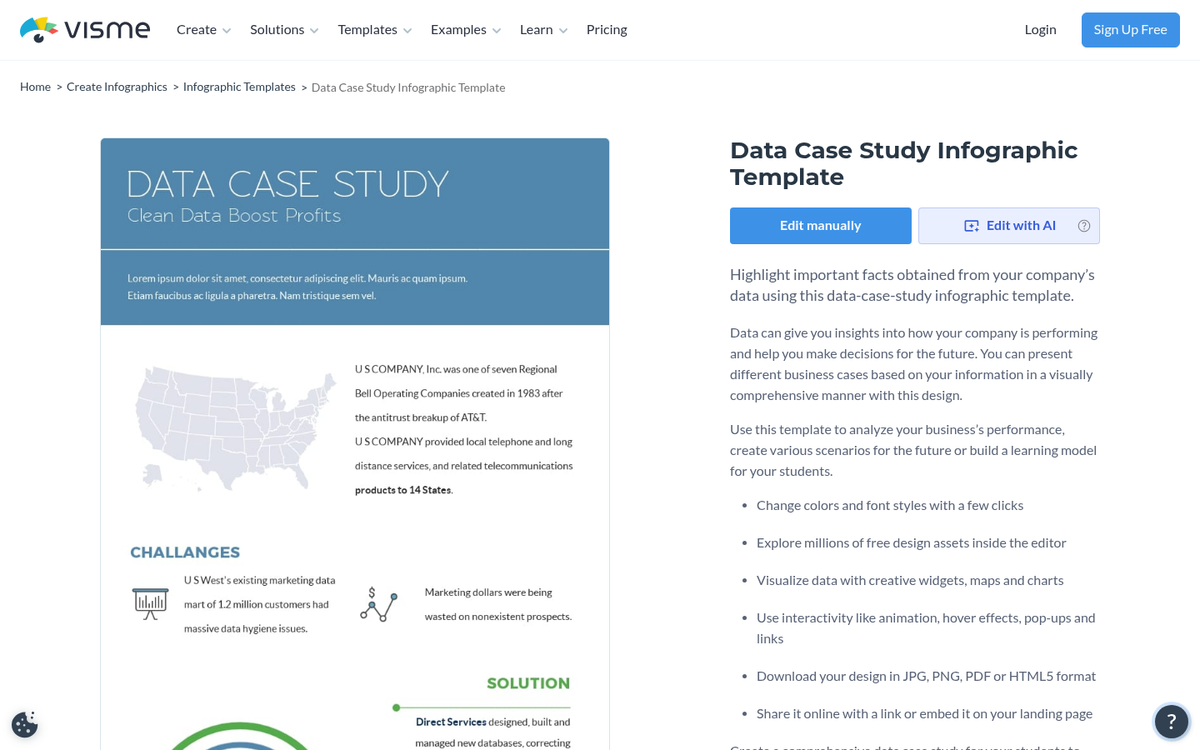 Infographic focused solely on brand promotion