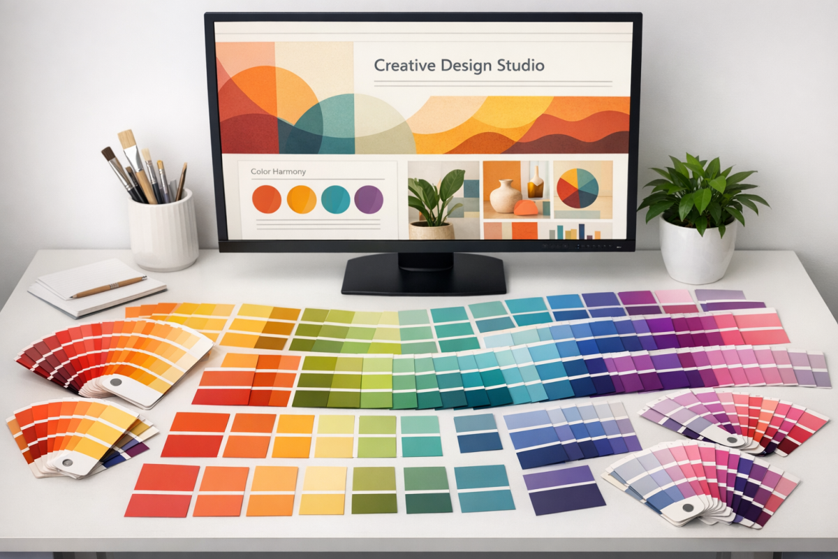 Cluttered infographic with overwhelming scattered information