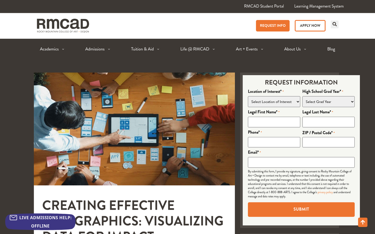 Infographic missing target audience connection