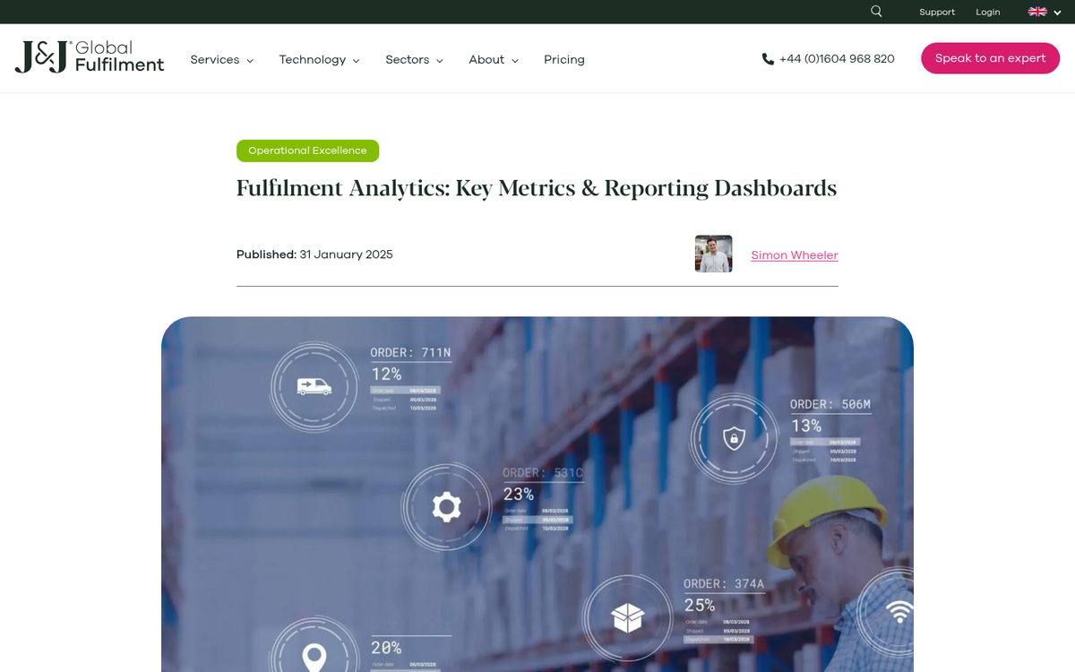 Courier delivering packages to business warehouse