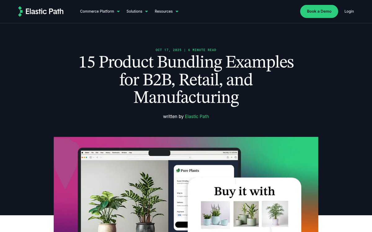 Bundle deals displayed on wholesale website