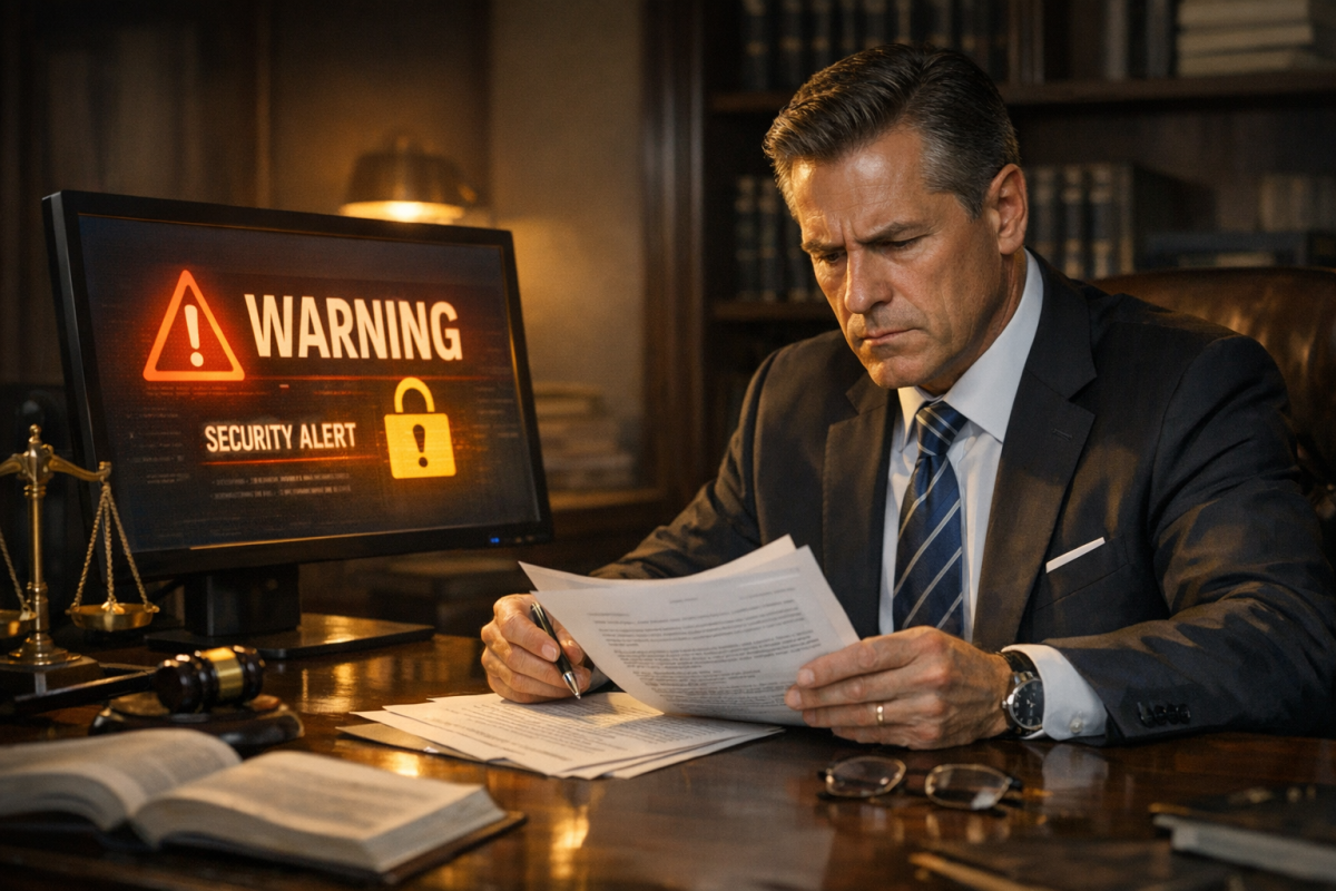 Warning sign with exclamation mark symbol