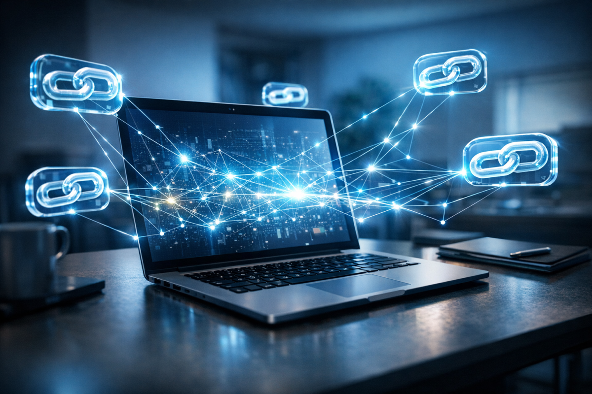 Affiliate marketer earning commissions through product links