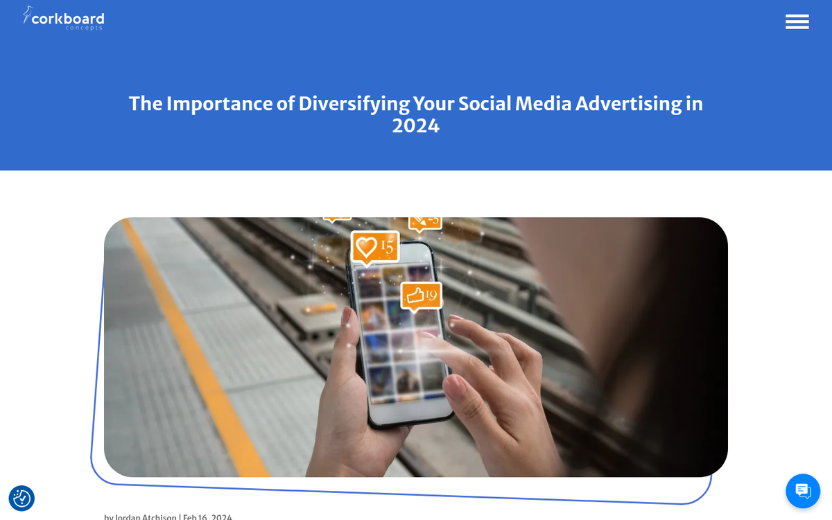 Social media platform selection strategy comparison