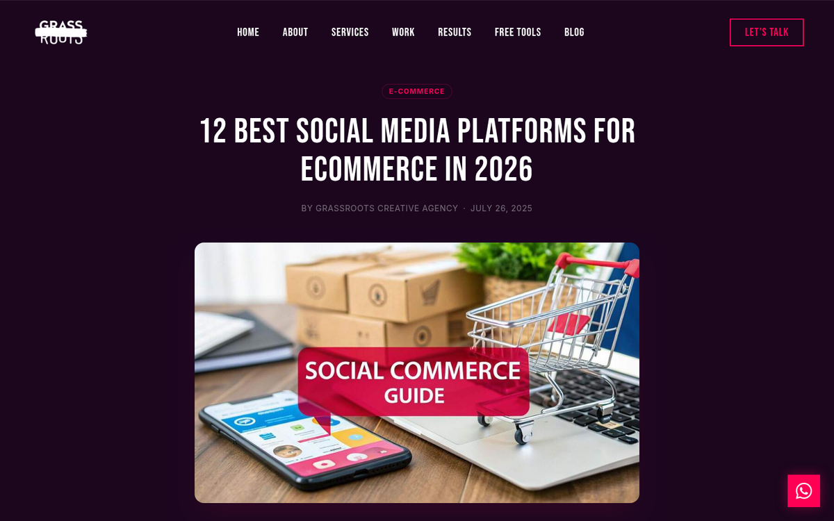 Social media profile pages on screen