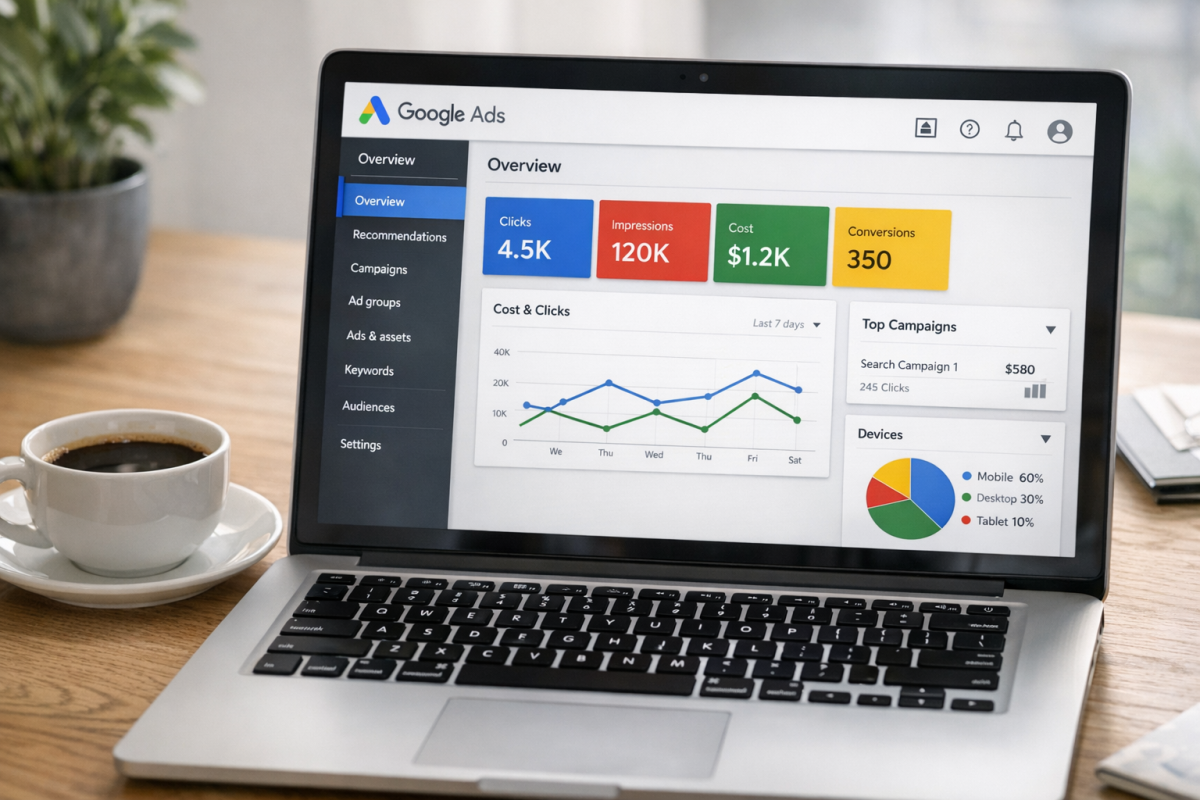 Amazon affiliate link Google Ads campaign setup