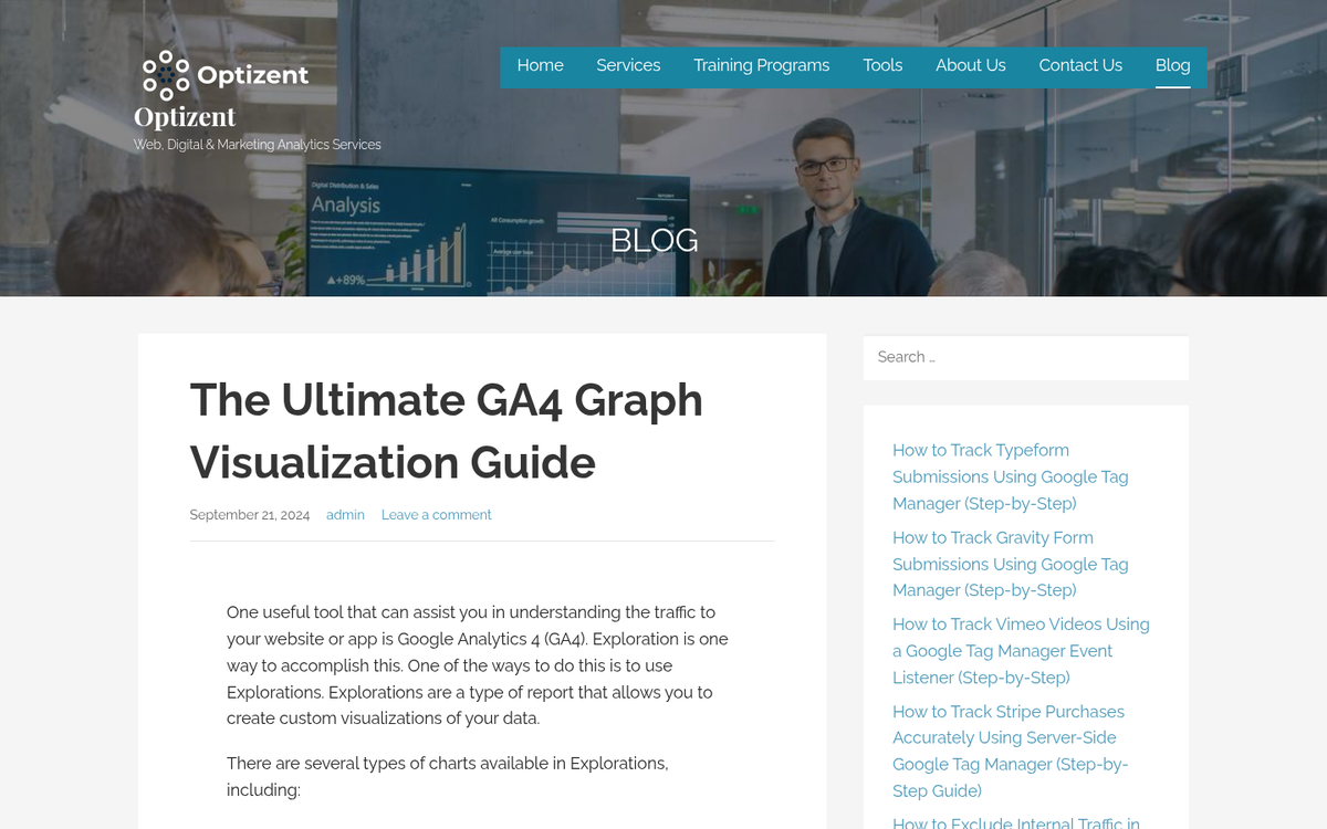Analytics dashboard with charts and metrics displayed