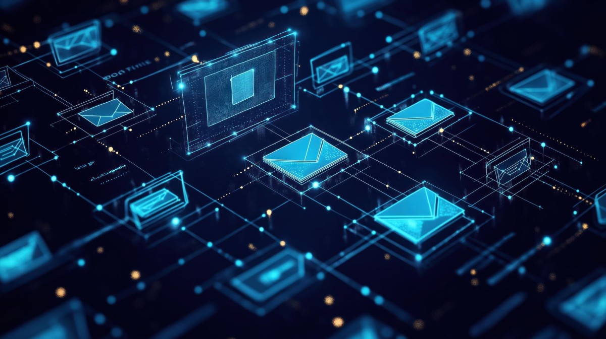 Website traffic analytics dashboard on screen