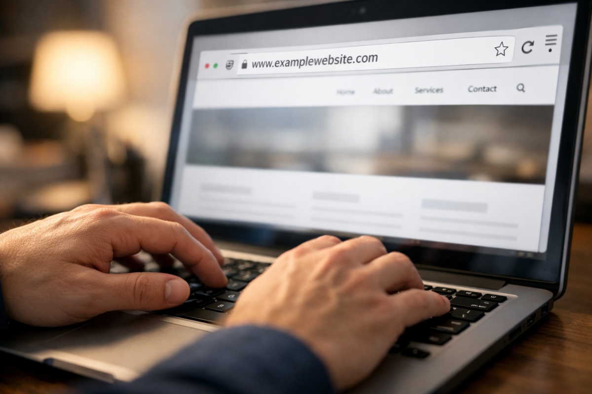 Masked affiliate link hiding original URL destination