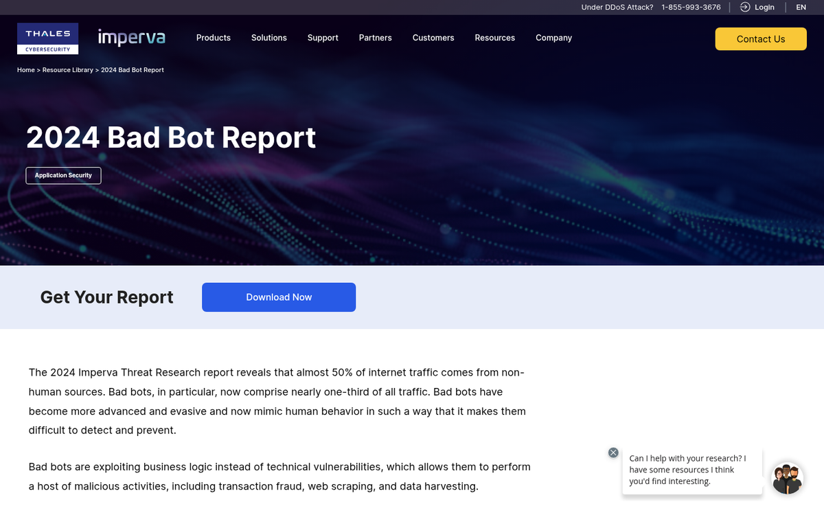 Website traffic analytics showing suspicious bot activity