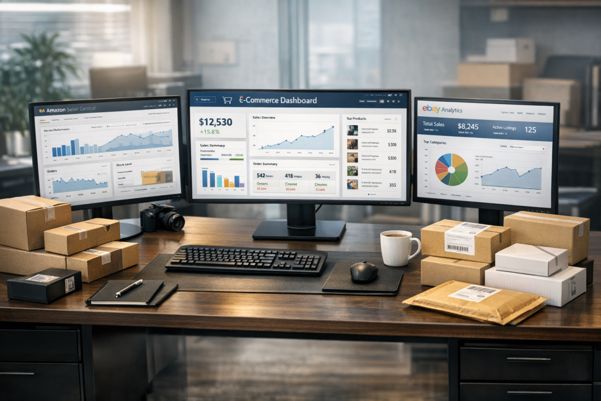 Sellbrite multichannel selling dashboard interface