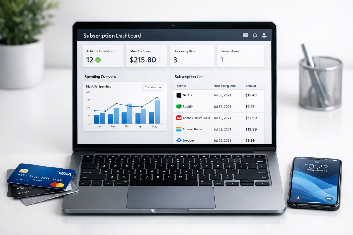 Rebillia subscription billing plugin interface screenshot