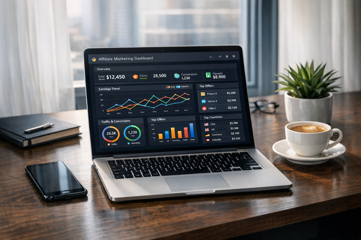 Omnistar Affiliate software dashboard interface