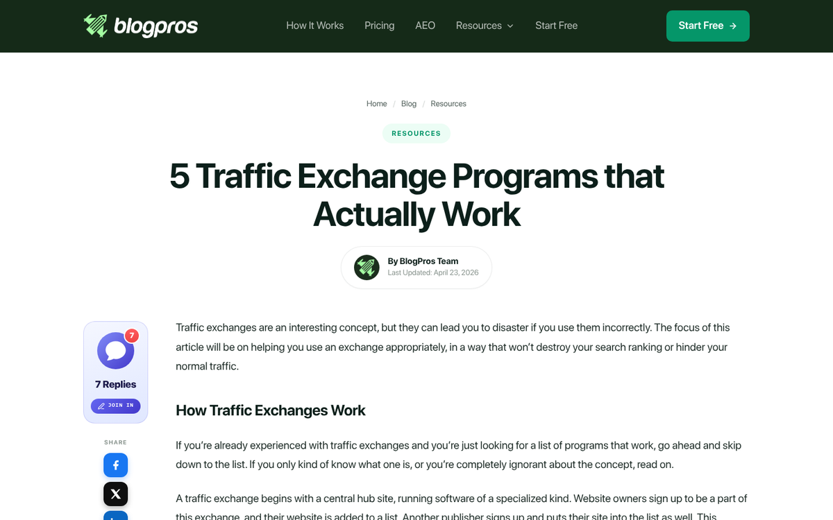 Manual vs autosurf traffic exchange comparison