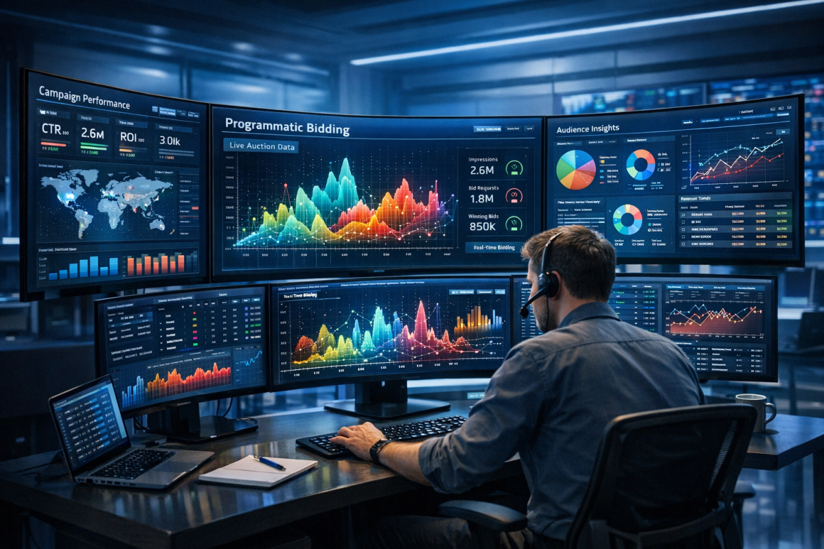 The Trade Desk media buying platform interface