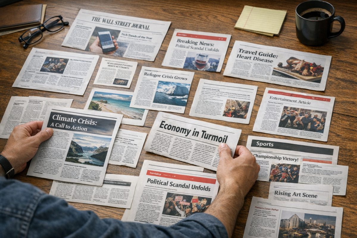 Curating external content to build authority