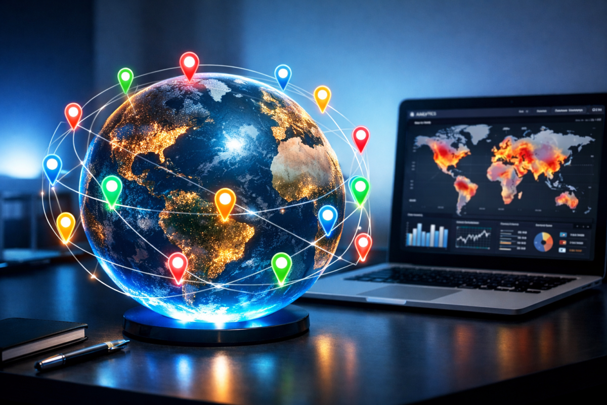 Organic website traffic growth strategy illustration