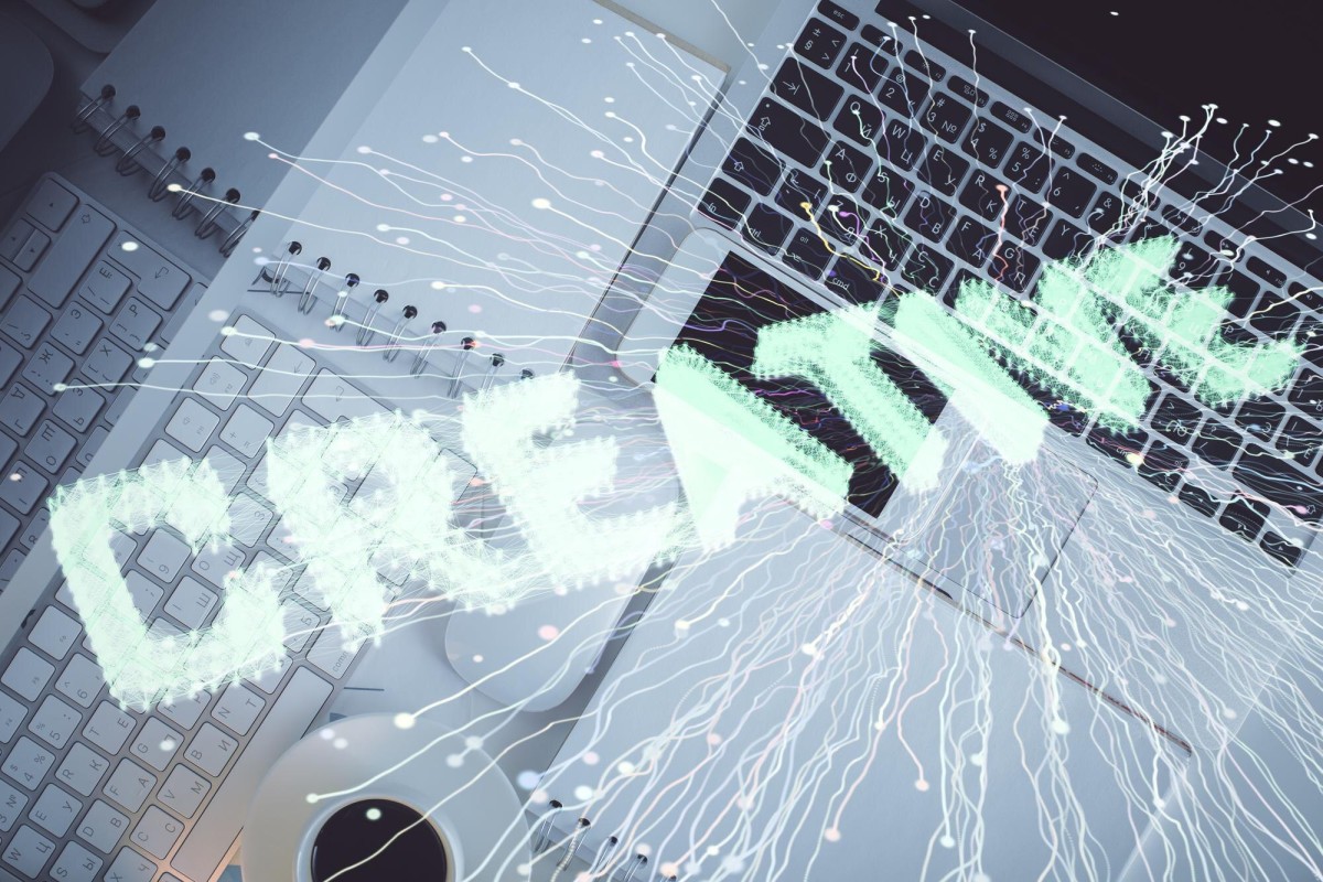 Broken tracking code on computer screen