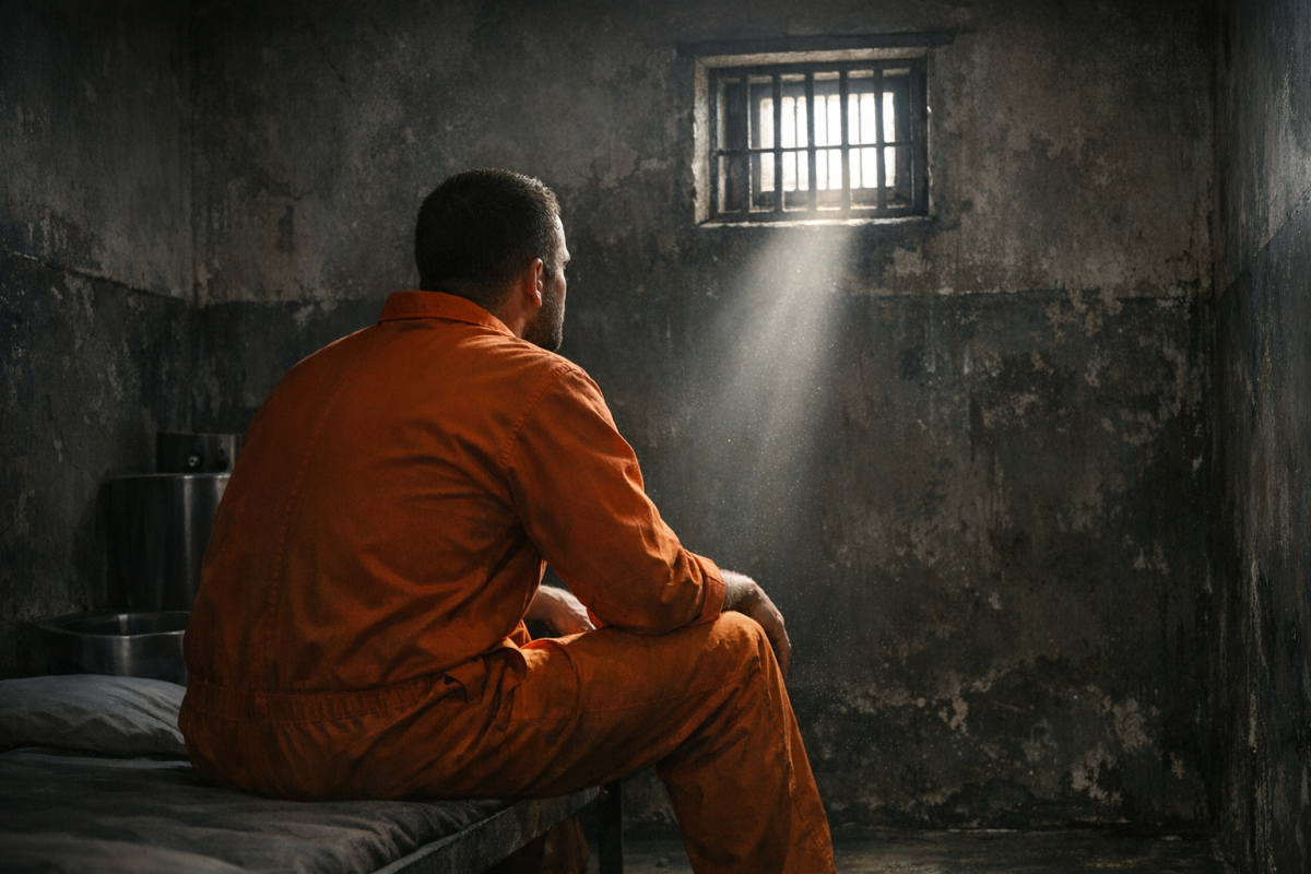 Blogger anxiously checking website traffic analytics