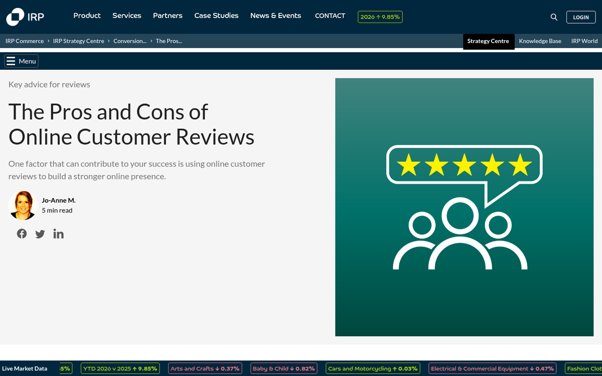 Amazon product reviews and star ratings