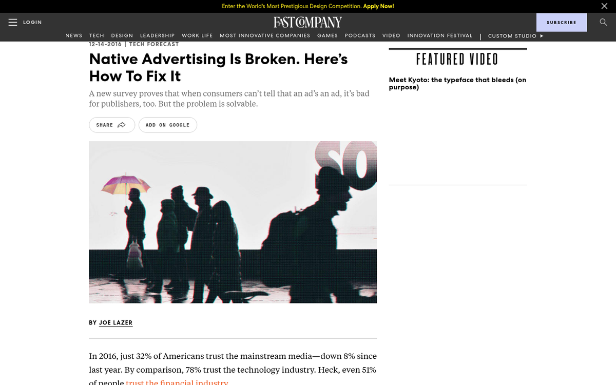 14. UPS and Fast Company