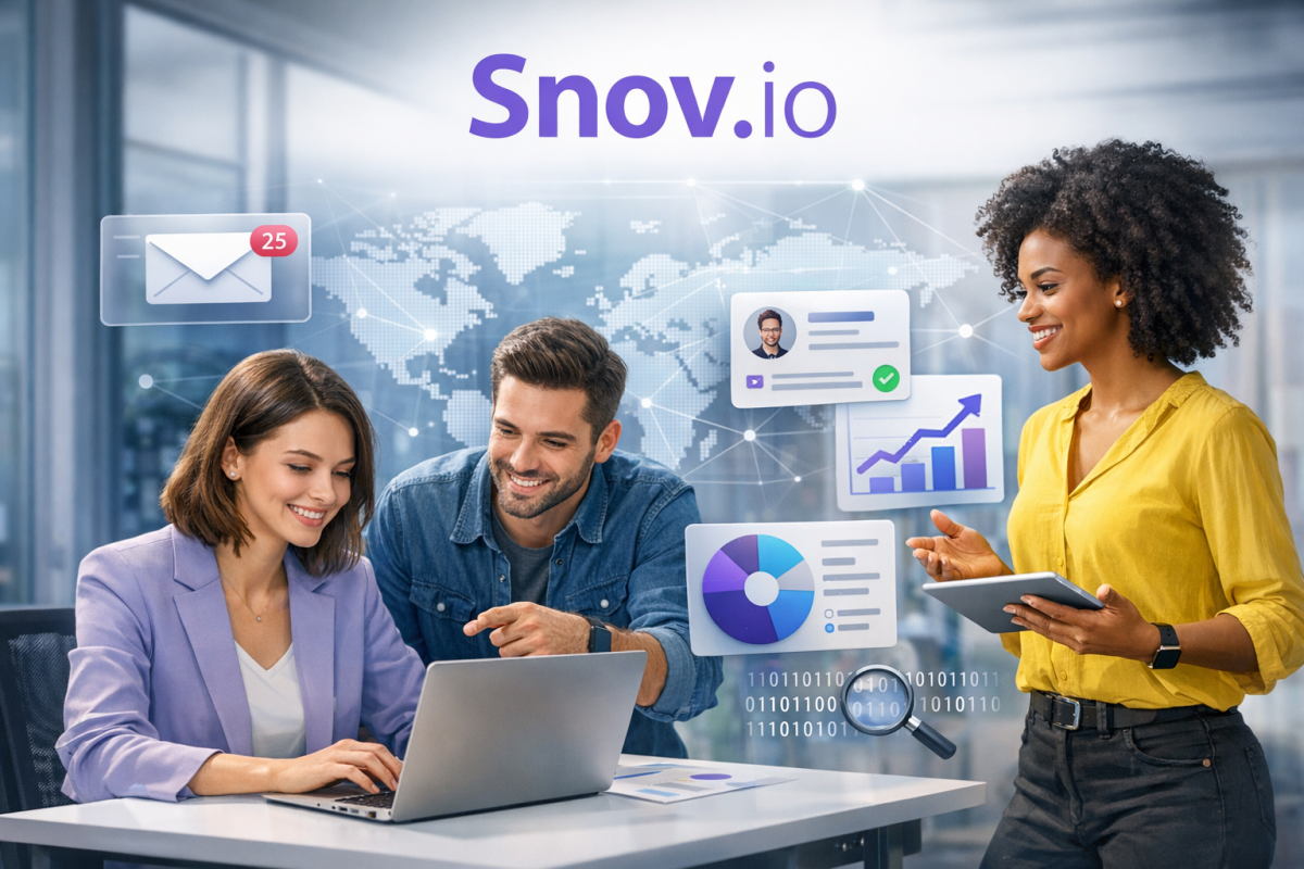 Snov.io email finder tool interface screenshot